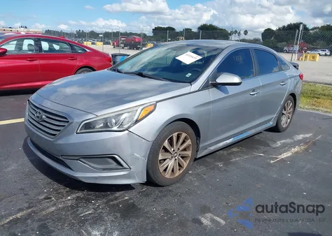 2017 Hyundai Sonata из США, поврежденный, VIN 5NPE24AF9HH516771